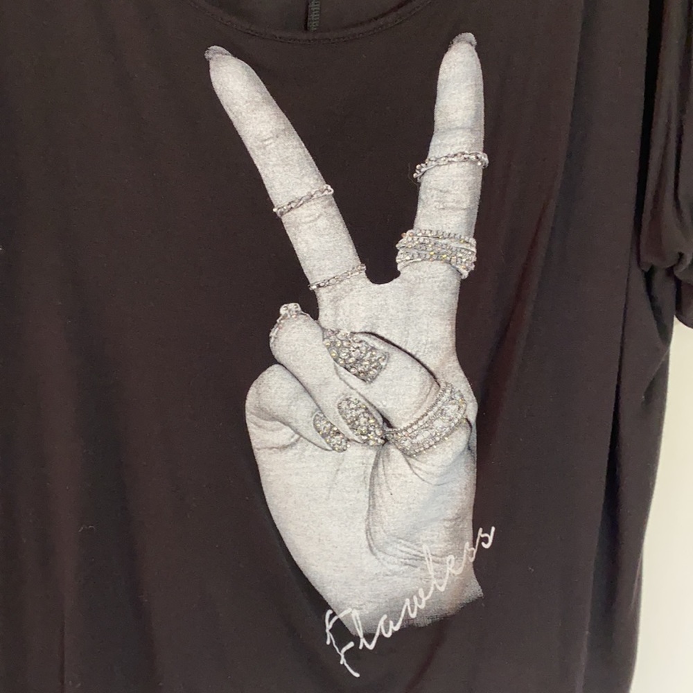 FLAWLESS Women’s black top 2XL - Picture 2 of 6